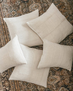 Mudcloth Classic Cream Pillow Cover