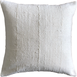 Mudcloth Classic Cream Pillow Cover